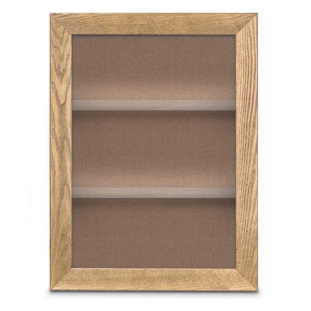 United Visual Products Outdoor Enclosed Combo Board, 42"x32", Black Frame/Blue & Buff UVCB4232ODB-BLUE-BUFF